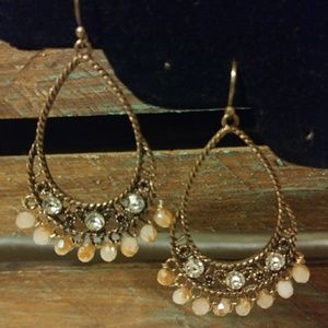 Champagne Chandelier Earrings